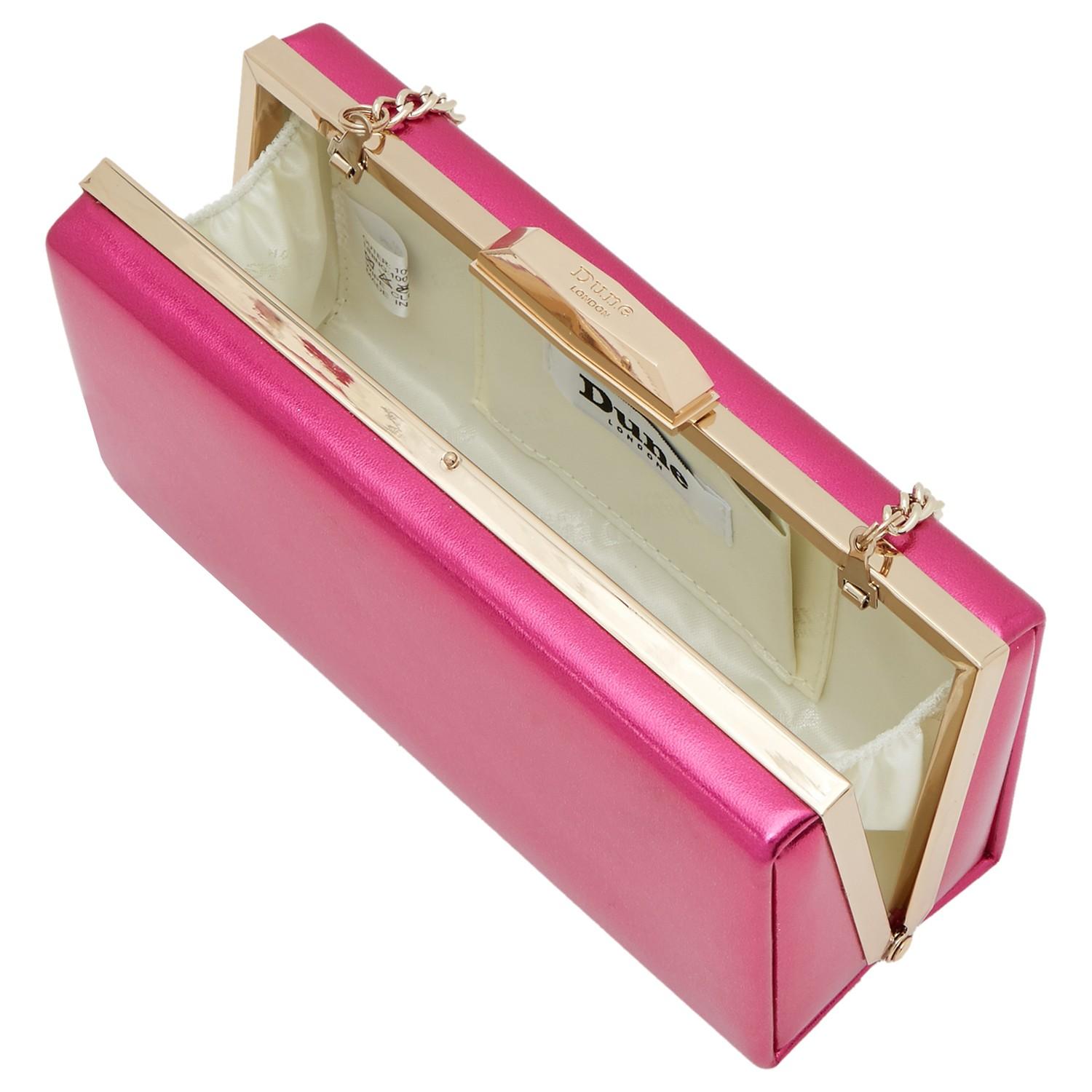 Dune Synthetic Barrbie Clutch Bag in Pink Metallic (Pink) Lyst